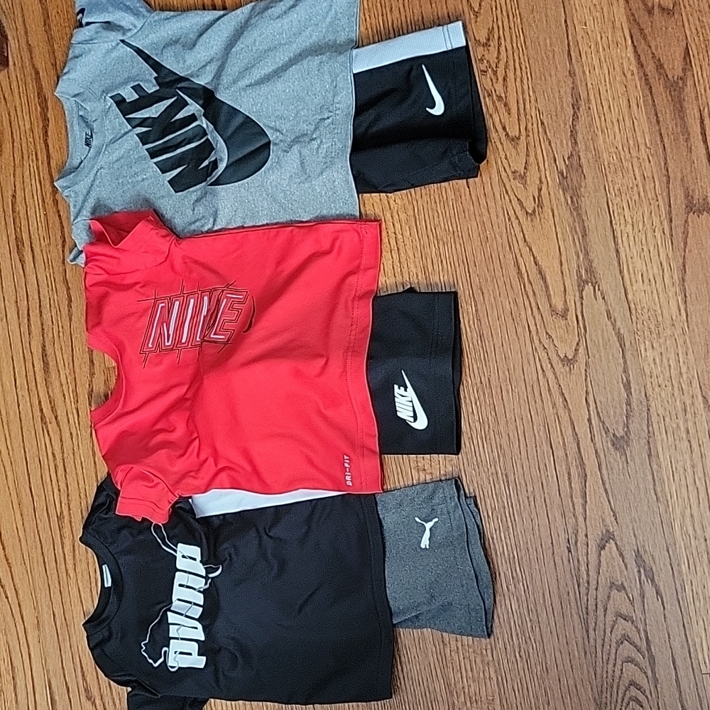 Nike/Puma dri fit outfits